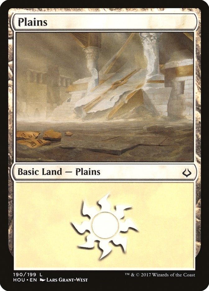 Plains (190) (190) [HOU] - MTG Single