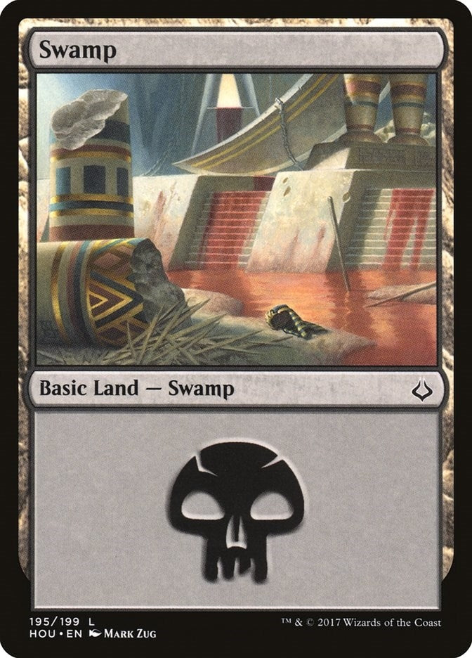 Swamp (195) (195) [HOU] - MTG Single