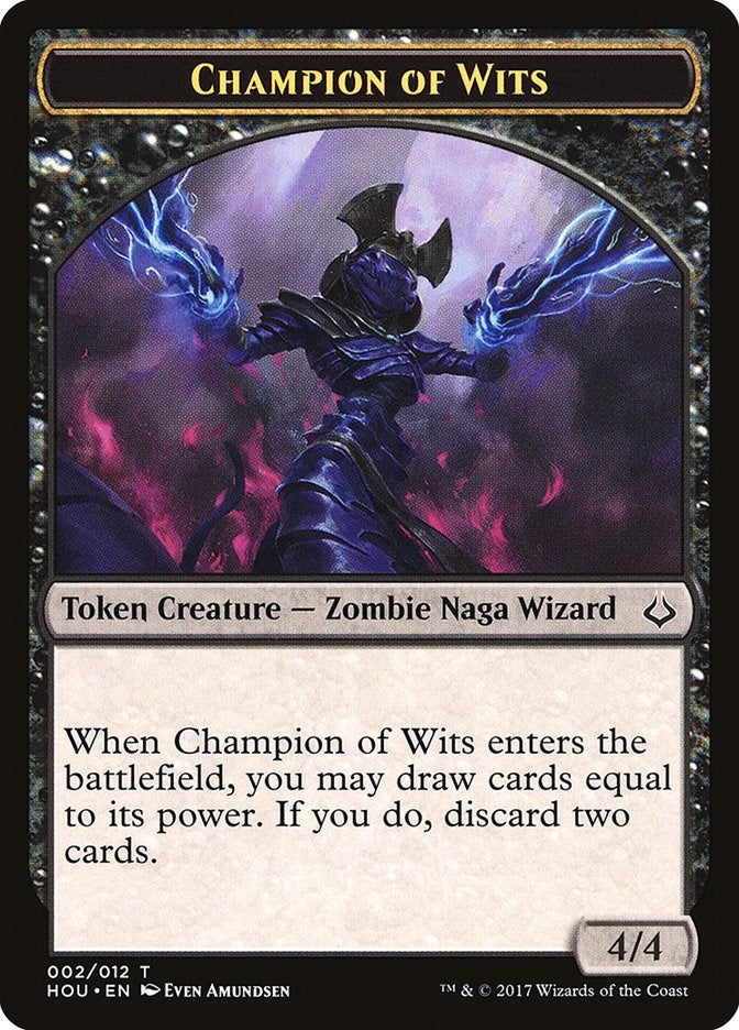 Champion of Wits Token (0) [HOU] - MTG Single