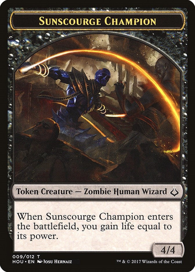 Sunscourge Champion Token (0) [HOU] - MTG Single