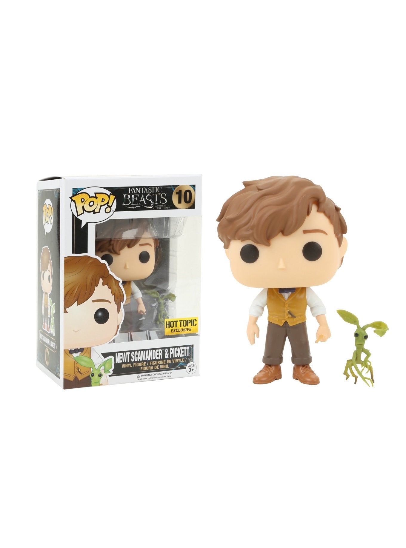 Fantastic Beasts and Where to Find Them: Newt Scamander & Pickett (Hot Topic Exclusive) (10) [POP!] - Funko Sealed