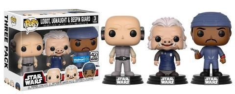 Star Wars: Lobot Ugnaught & Bespin Guard 3-pack (Walmart Exclusive) [POP!] - Funko Sealed