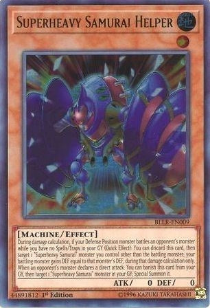 Superheavy Samurai Helper (9) (BLLR) - YuGiOh Single