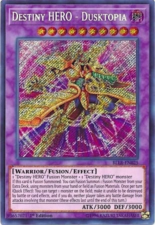 Destiny HERO - Dusktopia (25) (BLLR) - YuGiOh Single