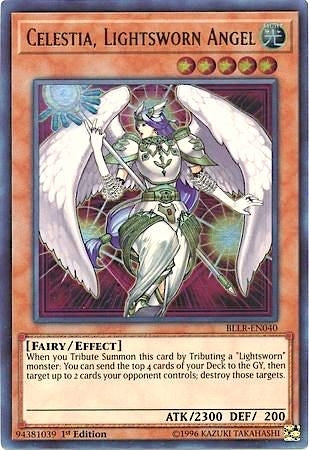 Celestia Lightsworn Angel (40) (BLLR) - YuGiOh Single