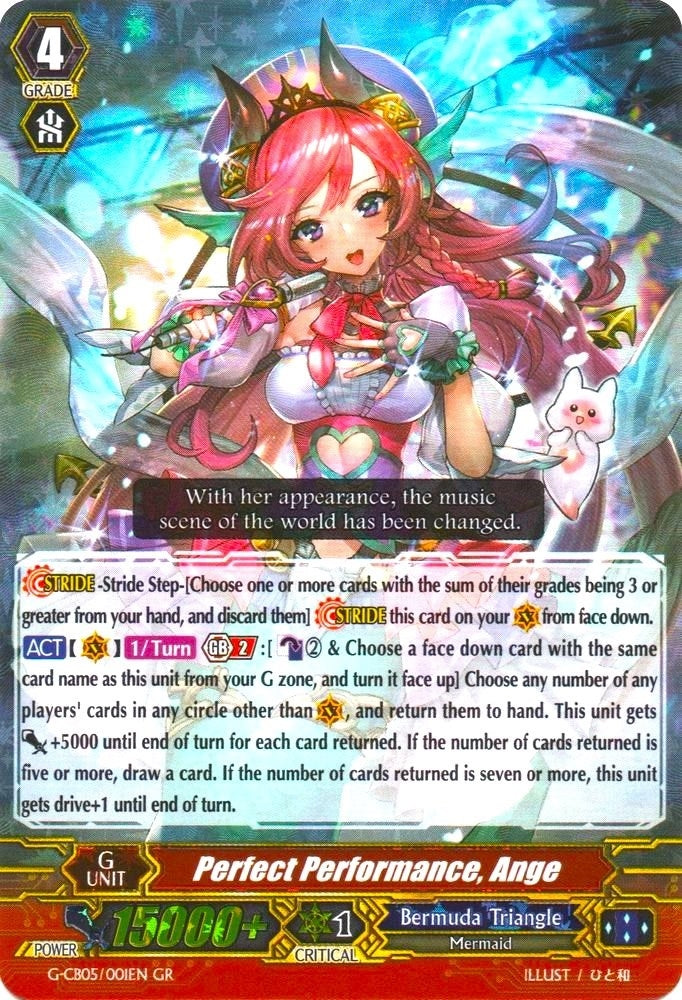 Perfect Performance Ange (5001) [G-CB05] - Cardfight Vanguard Single