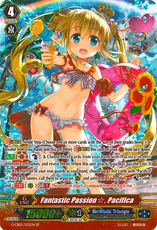 Fantastic Passion Pacifica (SP) (502) [G-CB05] - Cardfight Vanguard Single