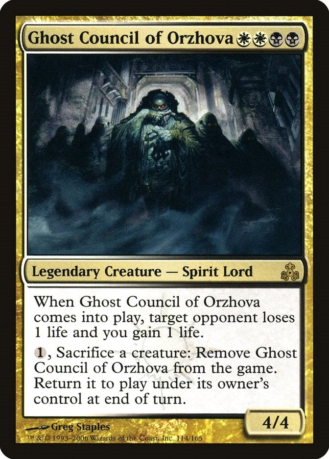 Ghost Council of Orzhova (114) [GPT] - MTG Single