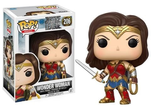Justice League (2017): Wonder Woman (206) [POP!] - Funko Sealed