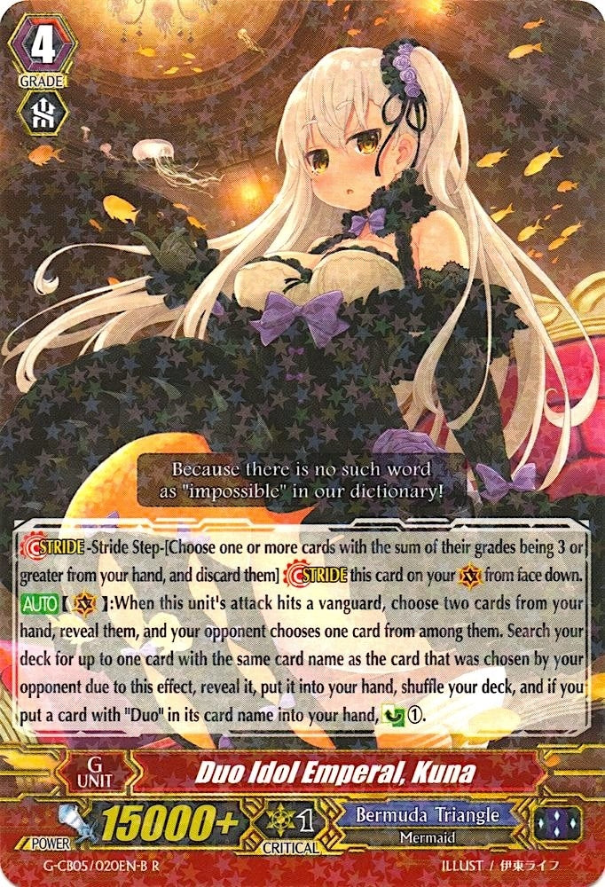 Duo Idol Emperal Kuna (Black) (5020) [G-CB05] - Cardfight Vanguard Single