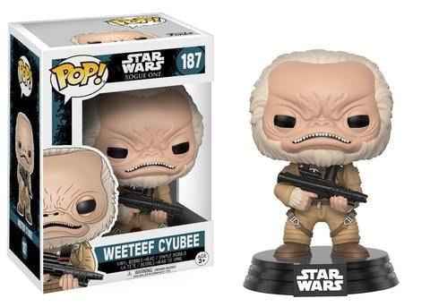 Star Wars Rogue One: Weeteef Cyubee (Bobble-Head) (187) [POP!] - Funko Sealed