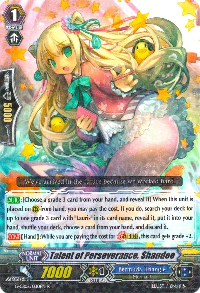 Talent of Perseverance Shandee (5030) [G-CB05] - Cardfight Vanguard Single