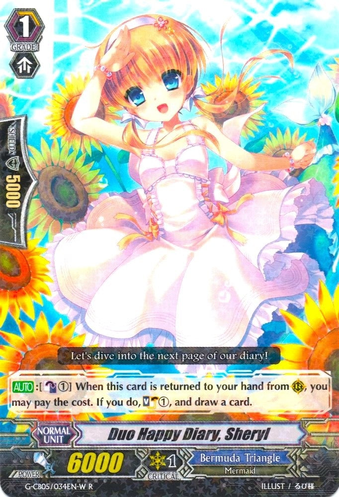 Duo Happy Diary Sheryl (White) (5034) [G-CB05] - Cardfight Vanguard Single