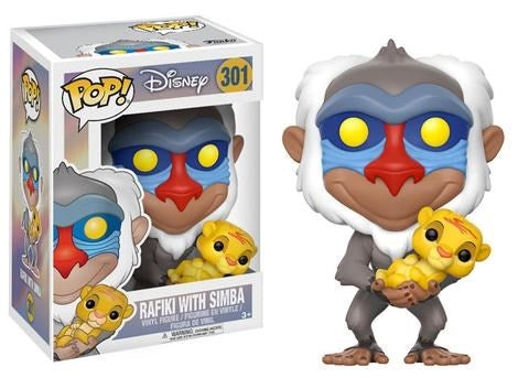 The Lion King: Rafiki with Simba (301) [POP!] - Funko Sealed
