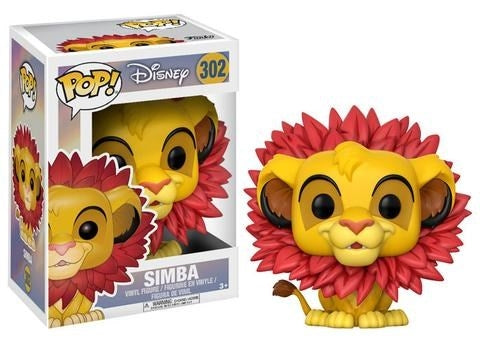 The Lion King: Simba (with Leaf Mane) (302) [POP!] - Funko Sealed