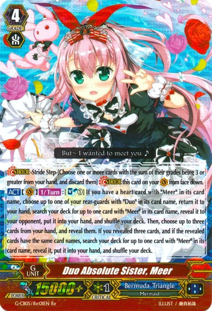 Duo Absolute Sister Meer (501) [G-CB05] - Cardfight Vanguard Single