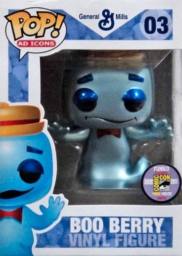 Ad Icons: Boo Berry (Metallic) (Limited Edition) (SDCC Exclusive) (6) [POP!] - Funko Sealed