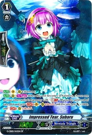 Impressed Tear Subaru (SP) (543) [G-CB05] - Cardfight Vanguard Single