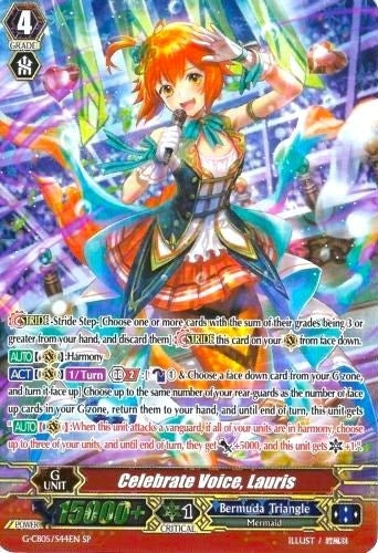 Celebrate Voice Lauris (SP) (544) [G-CB05] - Cardfight Vanguard Single