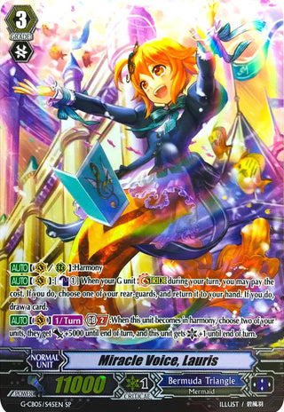 Miracle Voice Lauris (SP) (545) [G-CB05] - Cardfight Vanguard Single