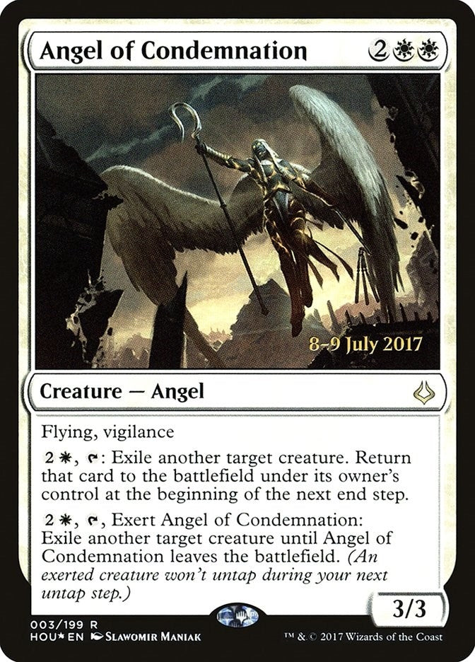 Angel of Condemnation (3) [PRE] - MTG Single