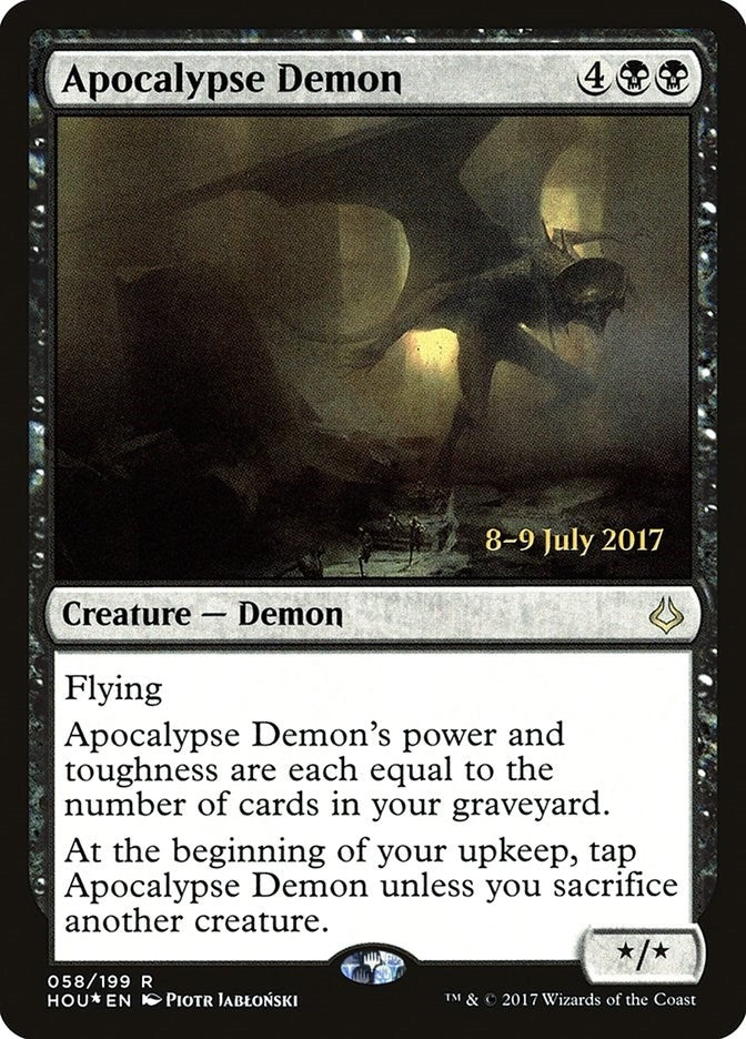 Apocalypse Demon (58) [PRE] - MTG Single