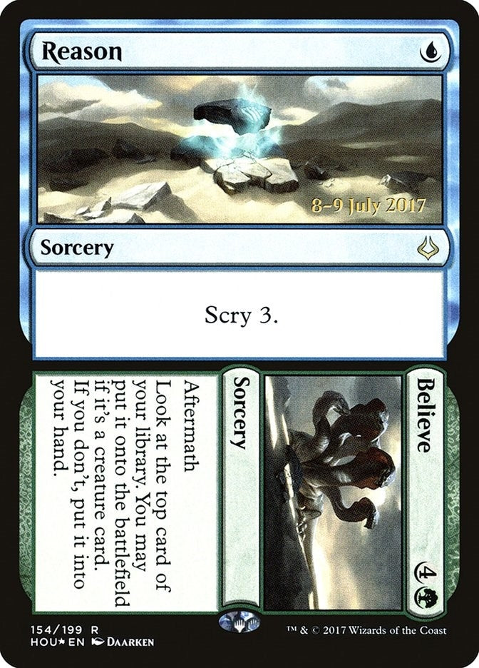 Reason // Believe (154) [PRE] - MTG Single