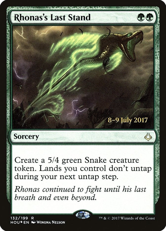 Rhonas’s Last Stand (132) [PRE] - MTG Single