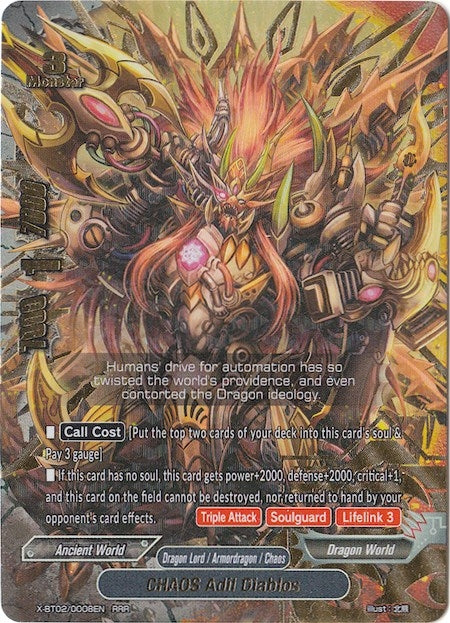 CHAOS Adil Diablos (20008) [X-BT02] - Future Card BuddyFight Single