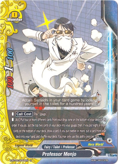 Professor Menjo (20044) [X-BT02] - Future Card BuddyFight Single