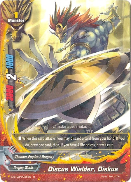 Discus Wielder Diskus (20025) [X-BT02] - Future Card BuddyFight Single