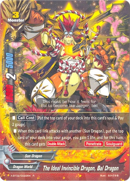 The Ideal Invincible Dragon Bal Dragon (20022) [X-BT02] - Future Card BuddyFight Single