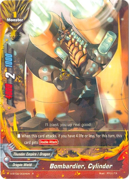 Bombardier Cylinder (20024) [X-BT02] - Future Card BuddyFight Single