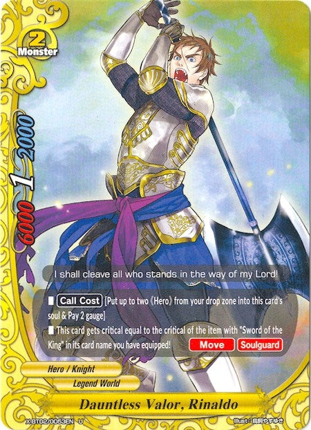 Dauntless Valor Rinaldo (20053) [X-BT02] - Future Card BuddyFight Single