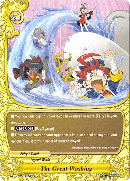 The Great Washing (20056) [X-BT02] - Future Card BuddyFight Single