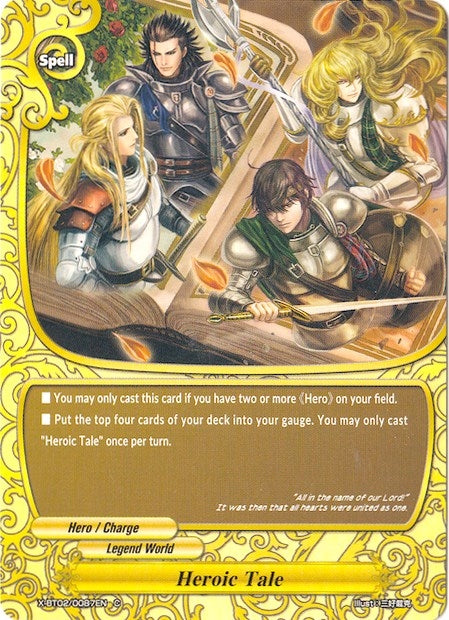 Heroic Tale (20087) [X-BT02] - Future Card BuddyFight Single