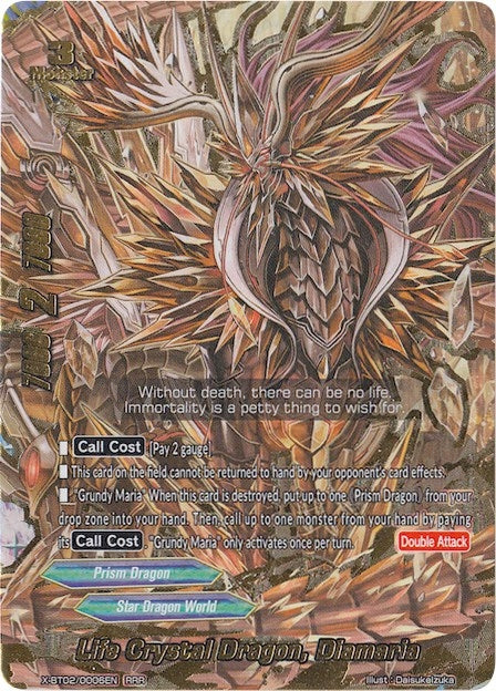 Life Crystal Dragon Diamaria (20006) [X-BT02] - Future Card BuddyFight Single