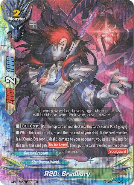 R20: Bradbury (20019) [X-BT02] - Future Card BuddyFight Single