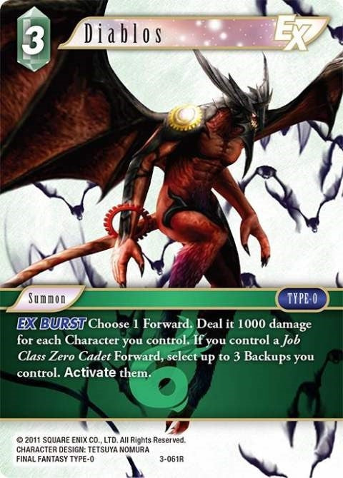 Diablos EX (3) [OP3] - Final Fantasy TCG Single