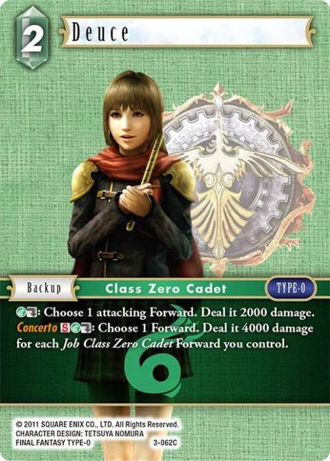 Deuce (3) [OP3] - Final Fantasy TCG Single