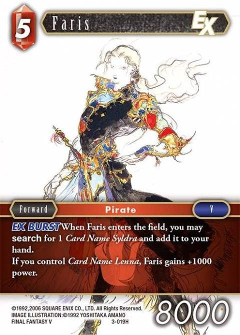 Faris EX (3) [OP3] - Final Fantasy TCG Single