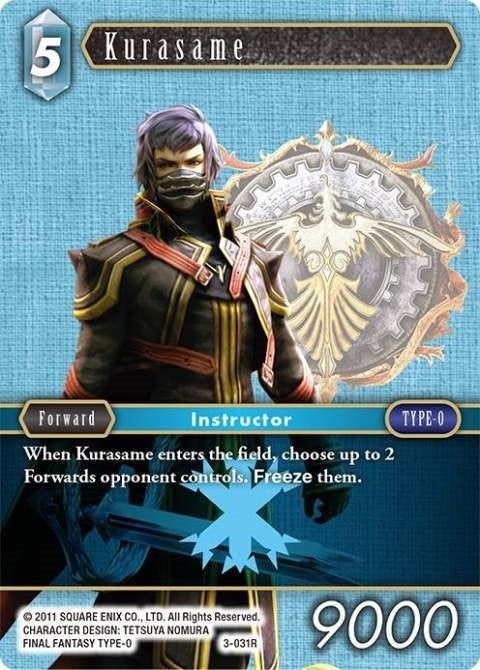 Kurasame (3) [OP3] - Final Fantasy TCG Single