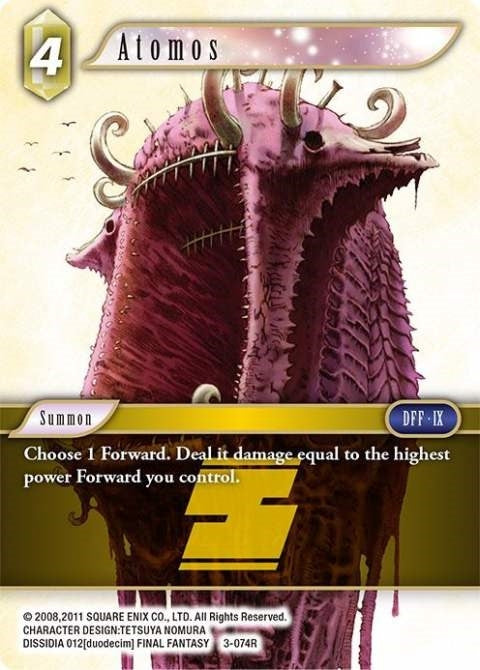 Atomos (3) [OP3] - Final Fantasy TCG Single