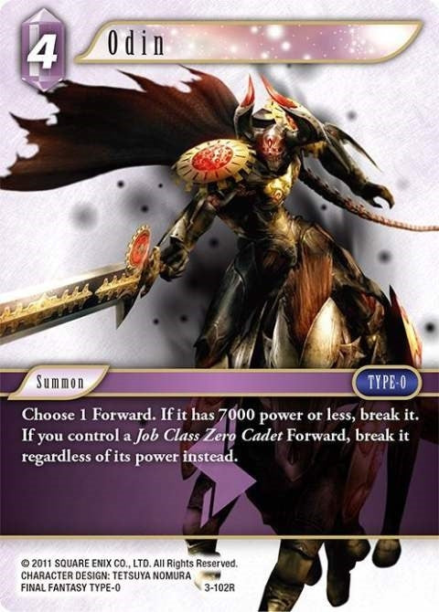 Odin (3) [OP3] - Final Fantasy TCG Single