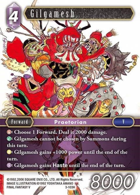 Gilgamesh (3) [OP3] - Final Fantasy TCG Single