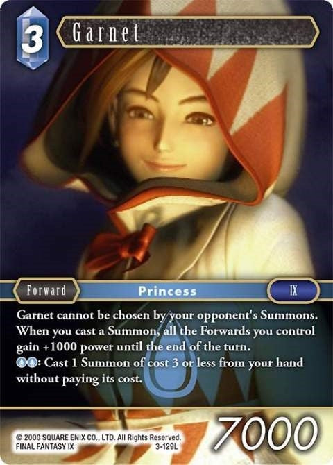 Garnet (3) [OP3] - Final Fantasy TCG Single