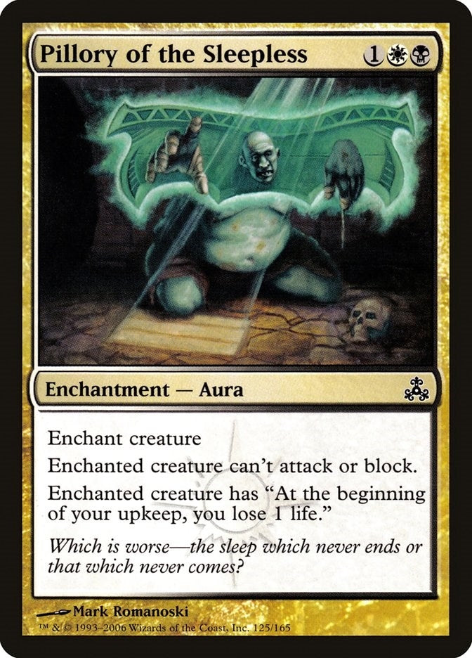 Pillory of the Sleepless (125) [GPT] - MTG Single