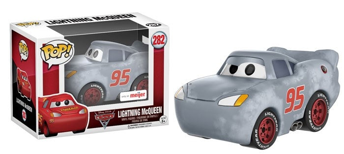 Cars 3: Lightning McQueen (Grey Primer) (Meijer Exclusive) (282) [POP!] - Funko Sealed