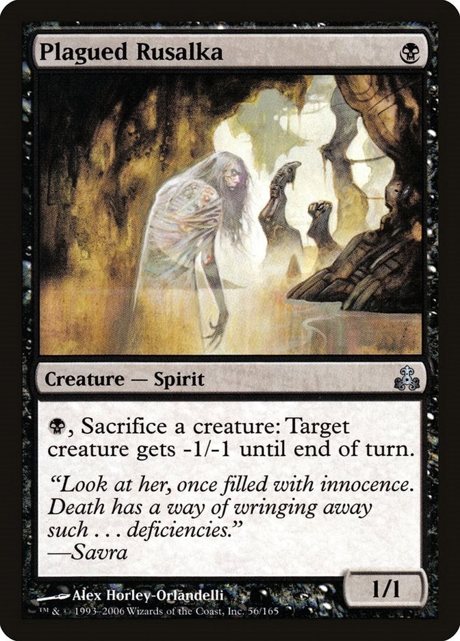 Plagued Rusalka (56) [GPT] - MTG Single