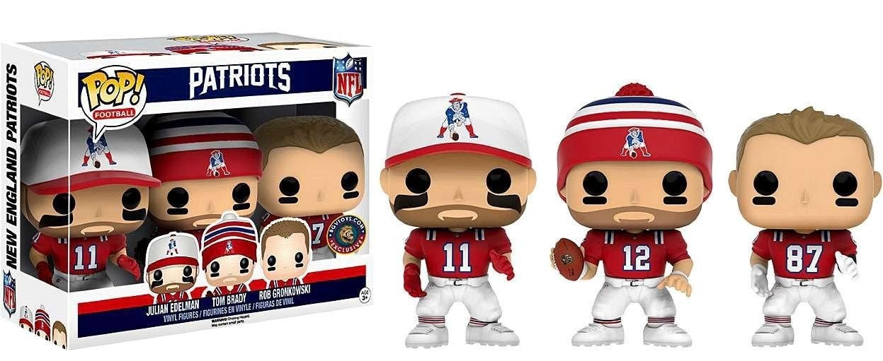 Patriots 3-pack New England (BGV) [POP!] - Funko Sealed